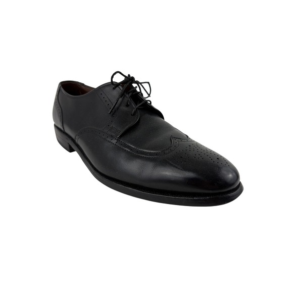 Allen Edmonds Other - Allen Edmonds Kingswood Wingtip Derby Dress Shoes Men's Size 9.5 Black Leather